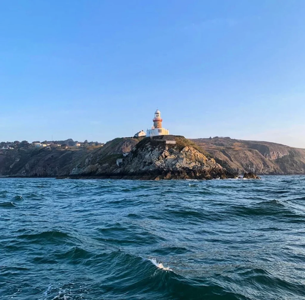 view of the coast from the sea